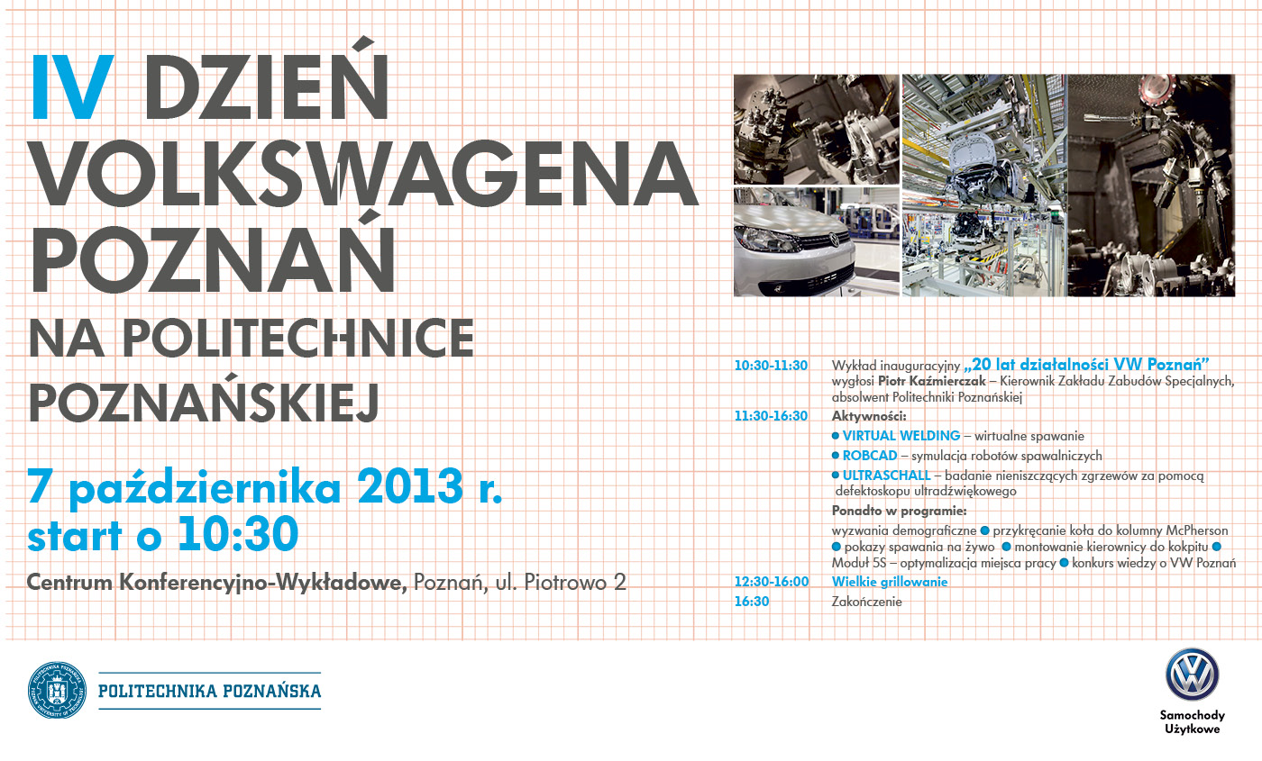 IV Dzień Volkswagen Poznań na Politechnice Poznańskiej