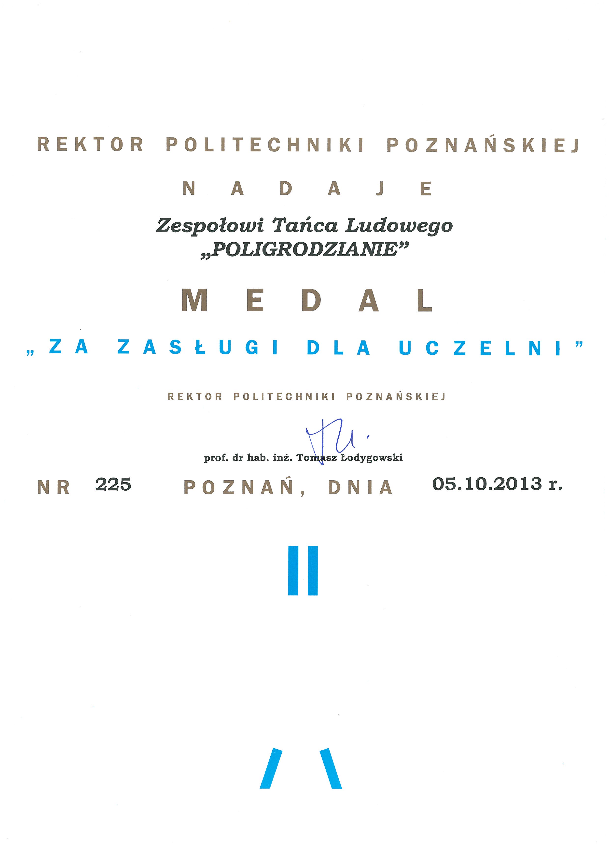 “Poligrodzianie” zasłużeni dla Politechniki Poznańskiej